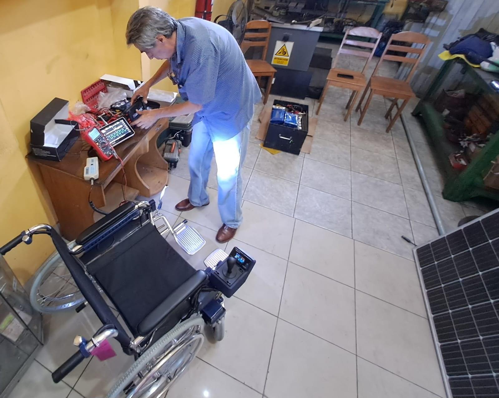 Kit de conversión: silla manual a eléctrica
